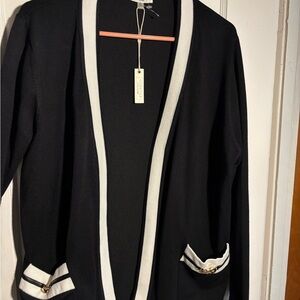 Essentials Black and White Blazer